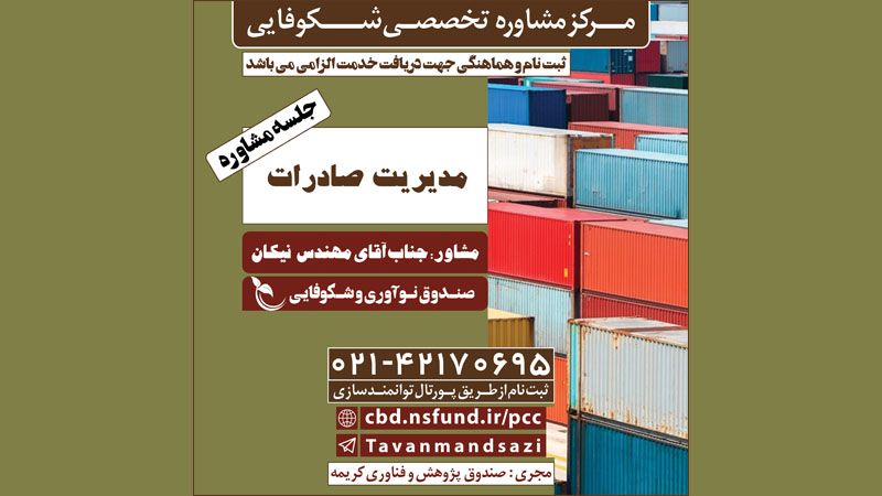 جلسات مشاوره تخصصی در حوزه صادرات